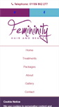 Mobile Screenshot of femininityhairandbeauty.com